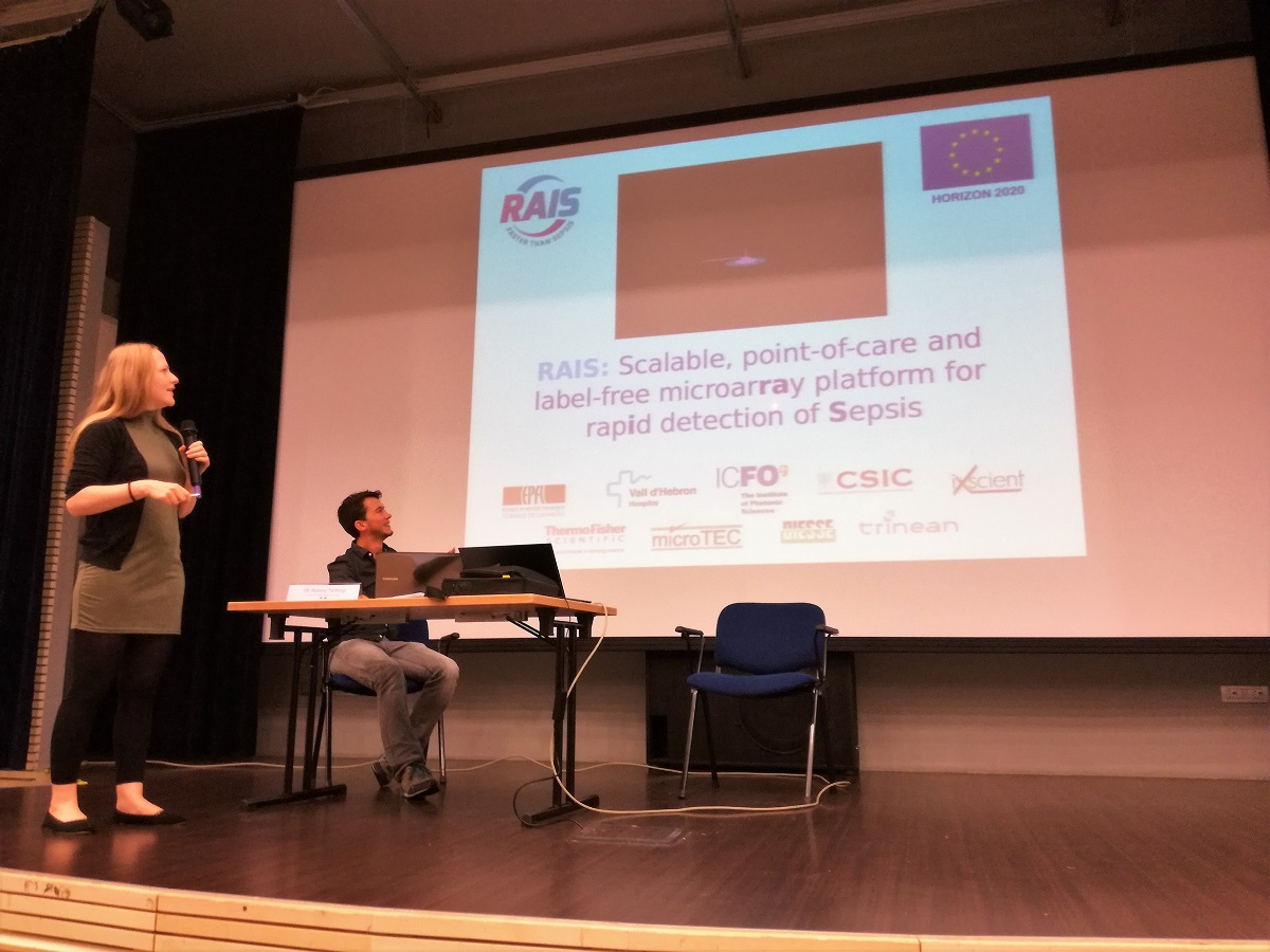 Cindy Rechner and Roland Terborg introduce RAIS project at Poseidon Summer School 2017